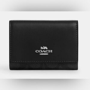 Coach Black Leather Wallet